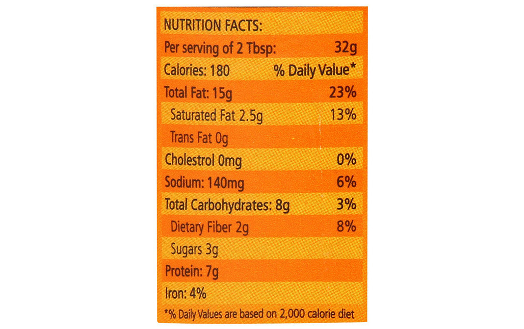 American Garden U.S. Peanut Butter Creamy Reviews Ingredients